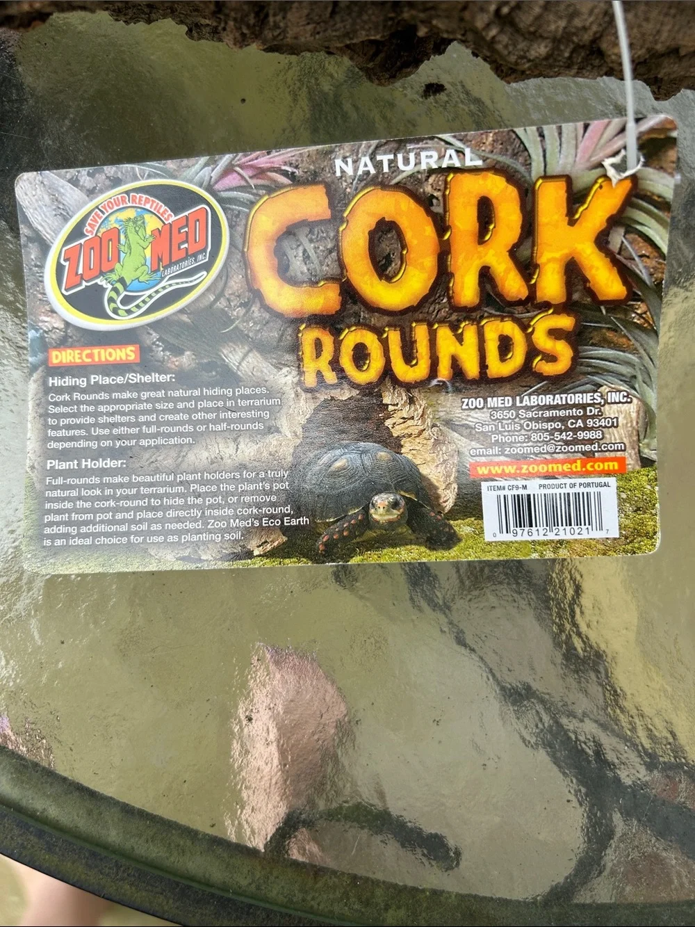 Zoo Med natural cork